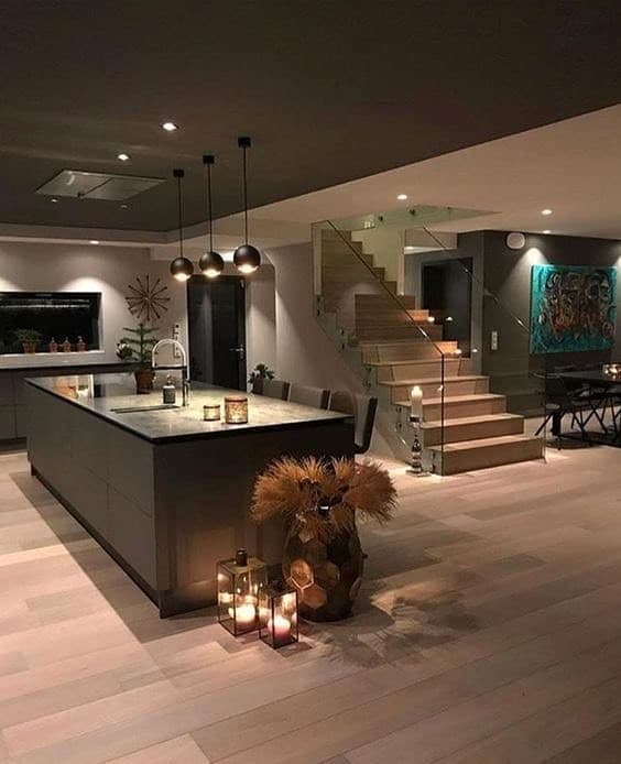 Moda Open space concept Kitchen