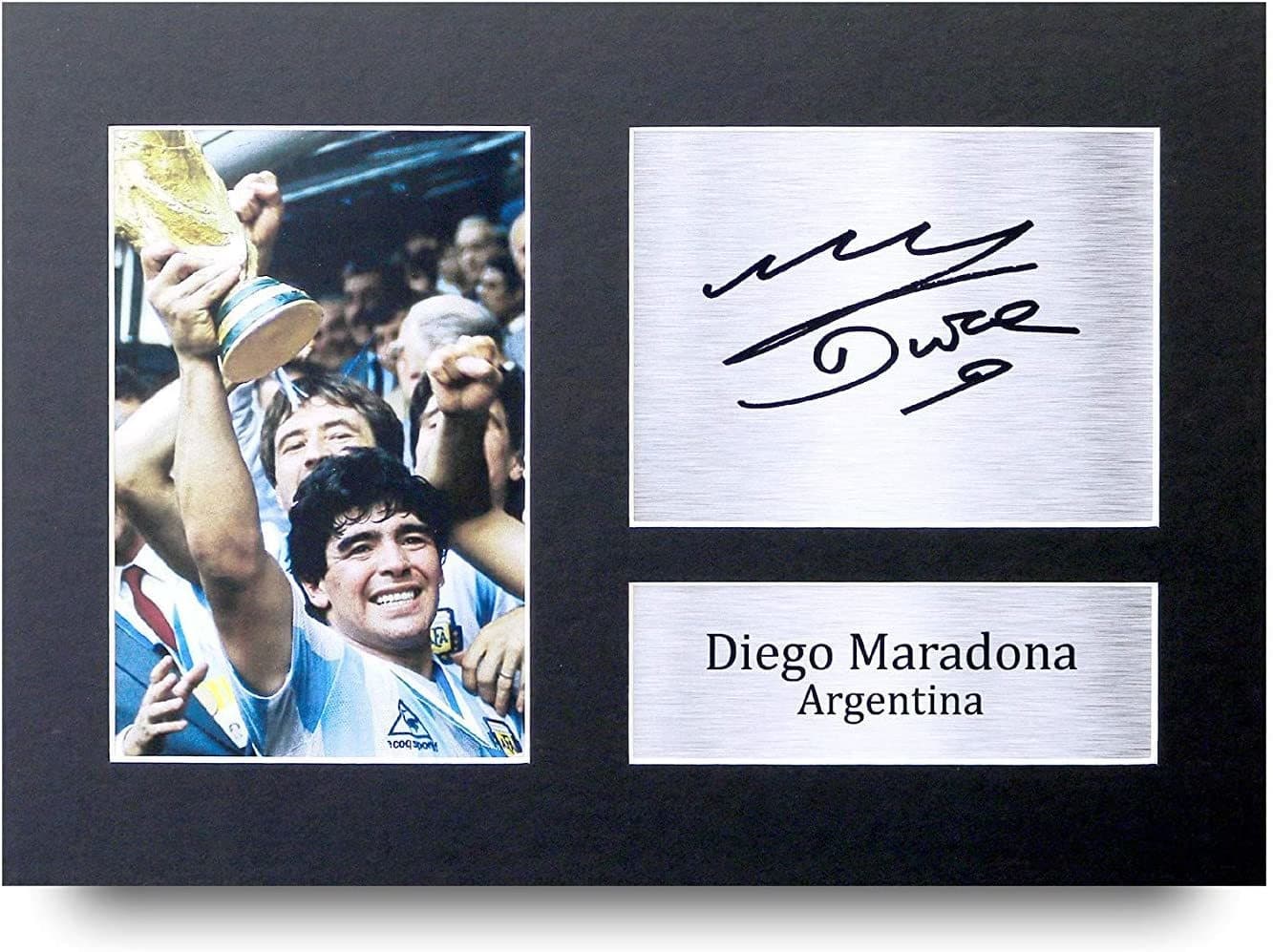 Product HWC Trading Diego Maradona A4 Sin Marco Regalo De Visualización De Fotos