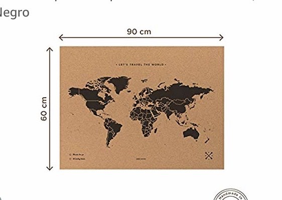 Producto Mapa del mundo en corcho 🌍