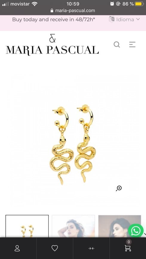 Producto SNAKE EARRINGS