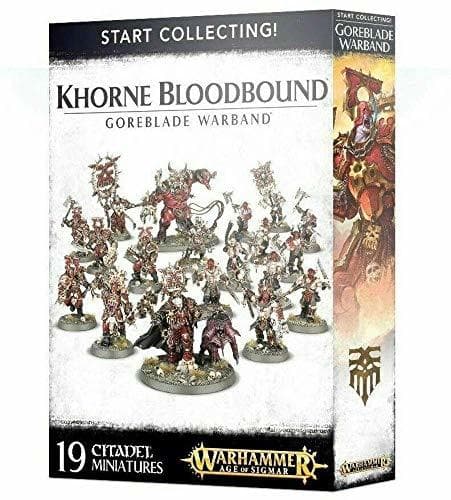 Product Games Workshop Warhammer Age of Sigmar : Khorne Bloodbound Goreblade Warband