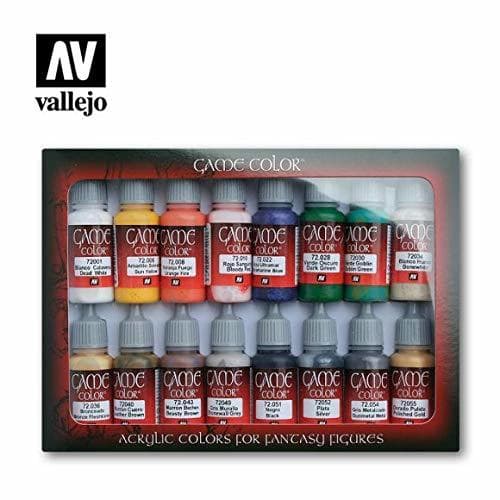 Product VALLEJO-3072299 72299 Vallejo Game Color Set DE 16, Multicolor