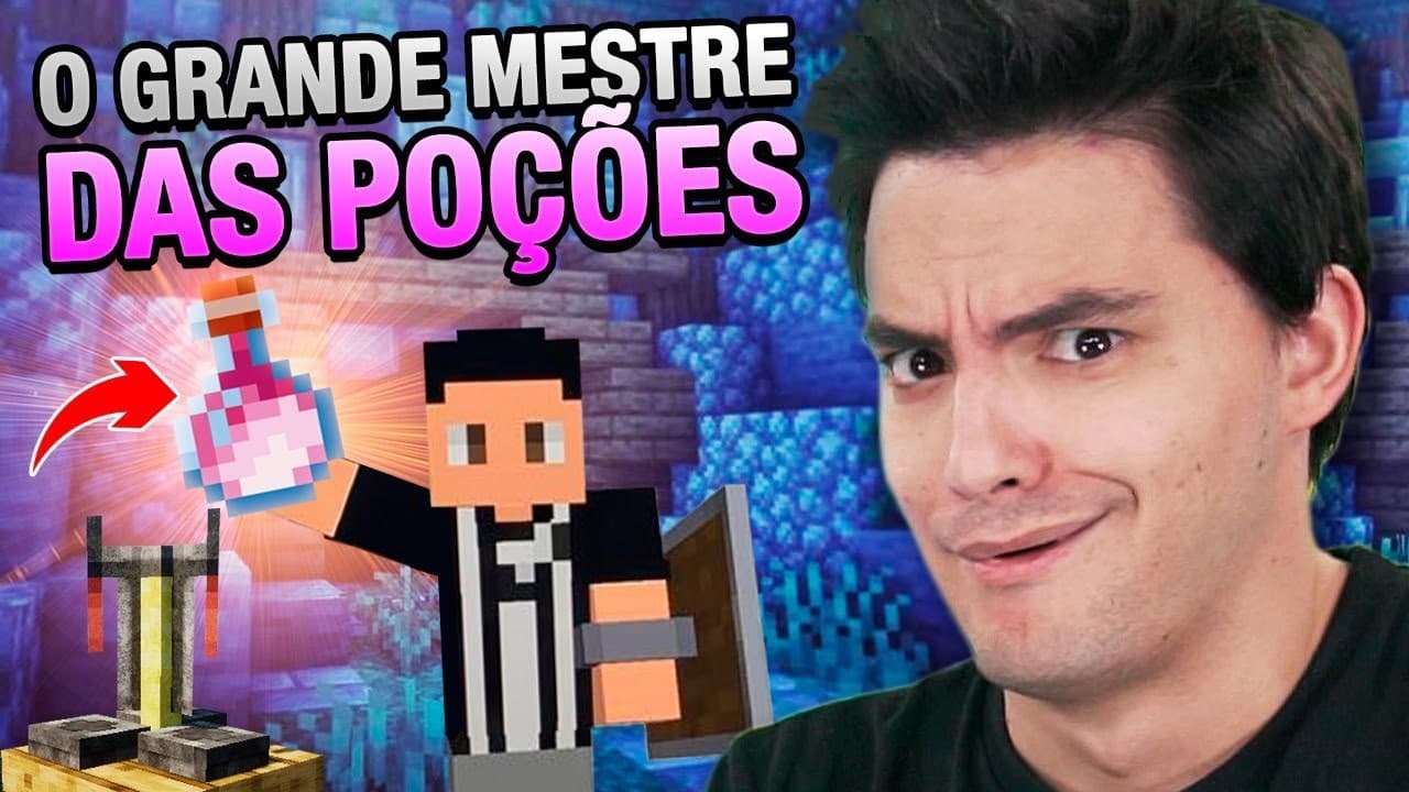 Fashion Virei um mestre das poções e invadi o templo no minecraft 20