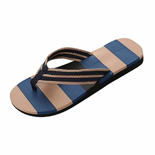 Moda EHMOG Zapatillas de Verano de Hombre Colores Mezclados Sandalias Zapatilla Masculina Chanclas