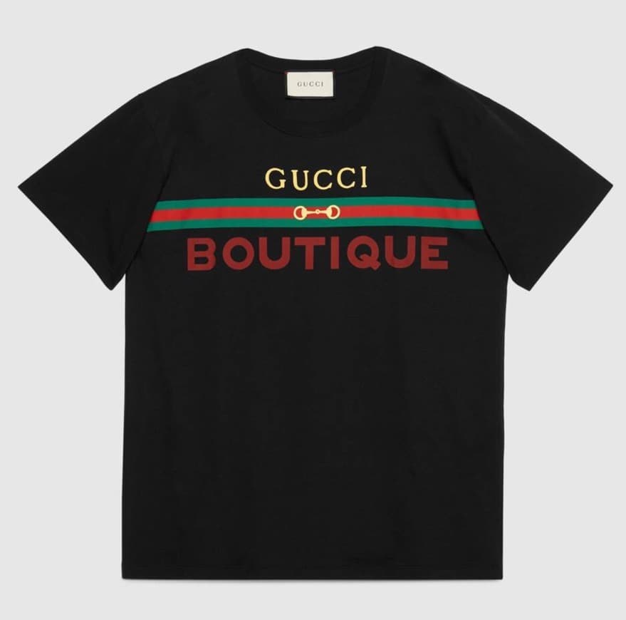 Product Men's Gucci Boutique print oversize T-shirt