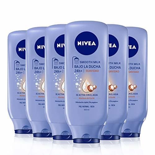 Belleza NIVEA Bajo la Ducha Smooth Milk en pack de 6