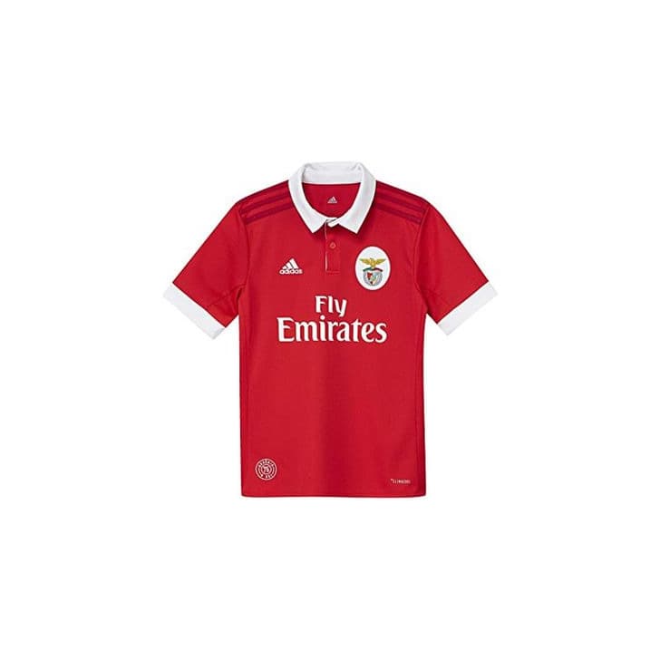 Product adidas SLB H JSY Y Camiseta 1ª Equipación Benfica 2017-2018, niños, Rojo