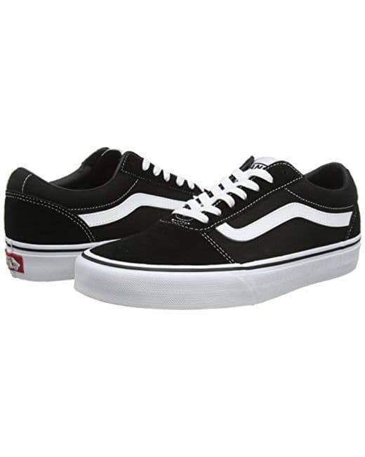 Fashion Vans Ward Canvas, Zapatillas Hombre, Negro