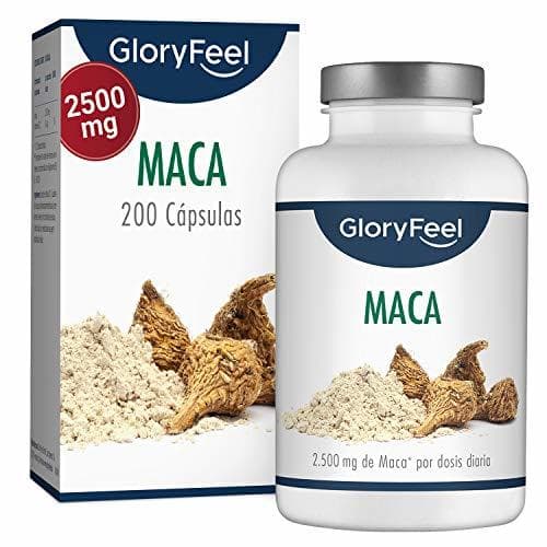 Fitness GloryFeel® Extracto de Maca Andina - 2500mg Maca - Altamente concentrada 10