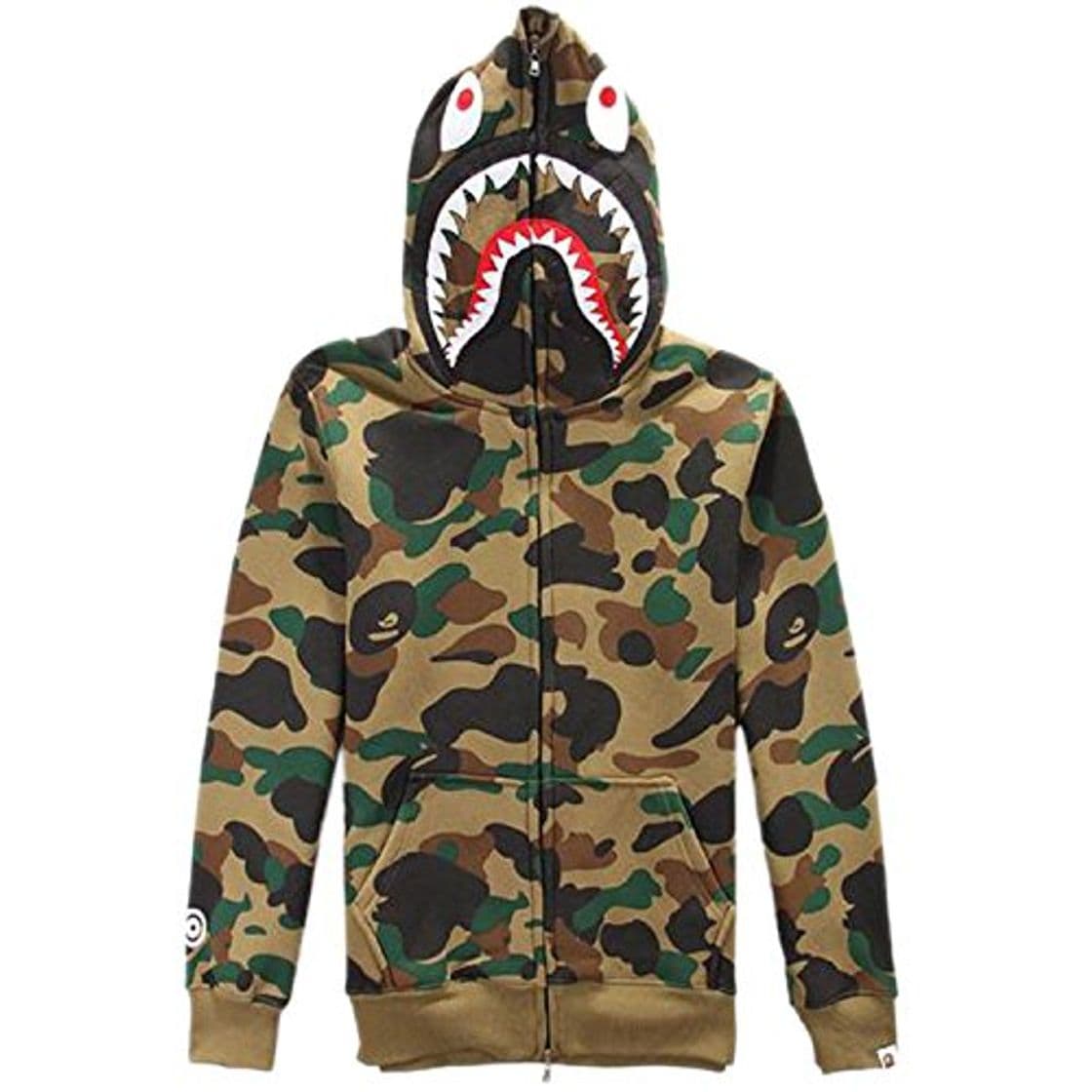 Product ETASSO Military Combat Army Camo Hoodie para hombre M Café camuflaje