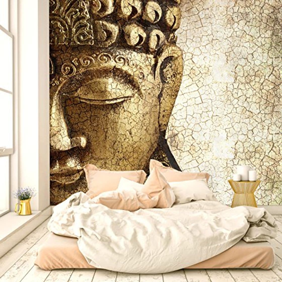 Product murimage Papel Pintado Buda Dorado 274 x 254 cm Incluyendo Pegamento Fotomurales