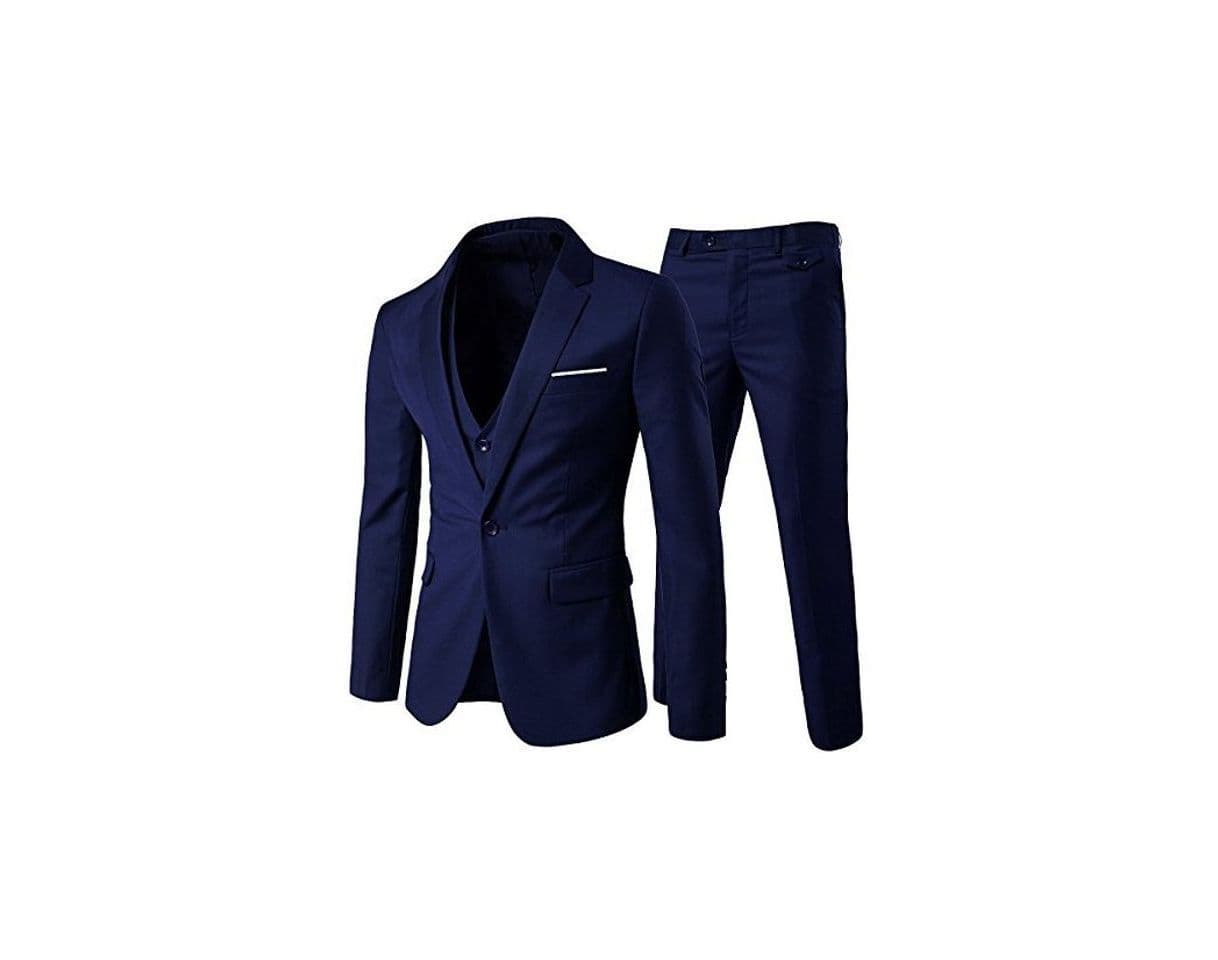 Fashion Cloudstyle Traje Suit Hombre 3 Piezas Chaqueta Chaleco pantalon Traje al Estilo