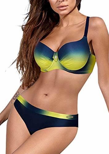 Product UMIPUBO Bikini Mujer Trajes de Baño con Relleno Push-Up Acolchado Bra Tops