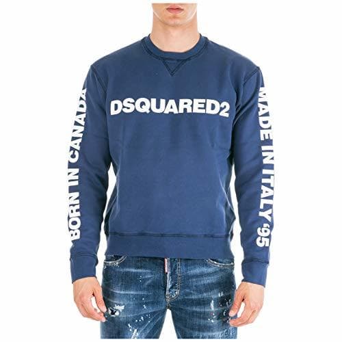 Moda Dsquared2 Hombre Sudaderas BLU L