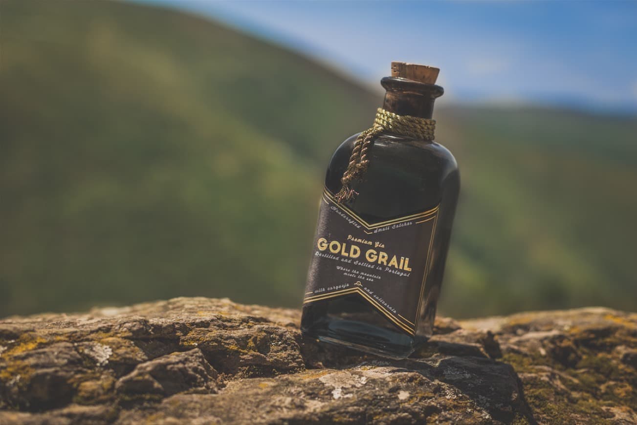 Producto Gin Gold Grail