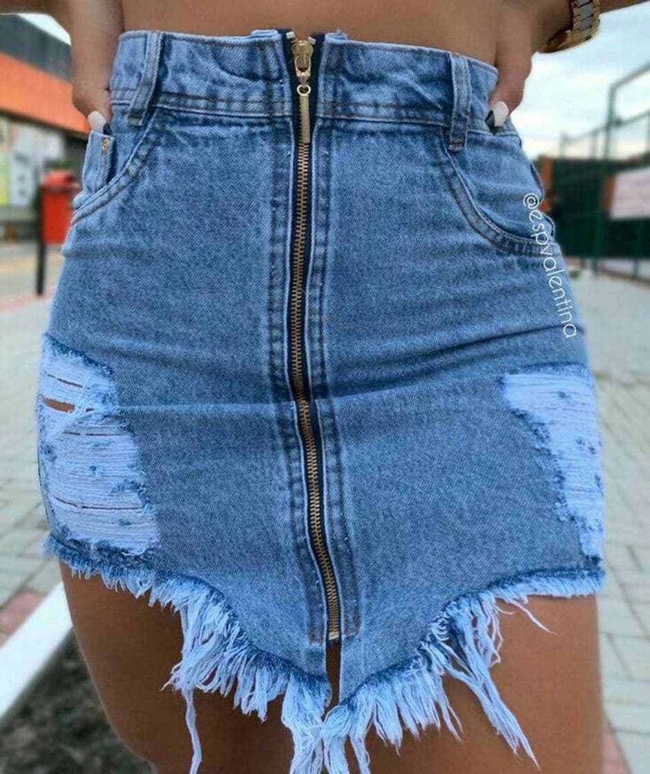 Fashion Saia Jeans clara