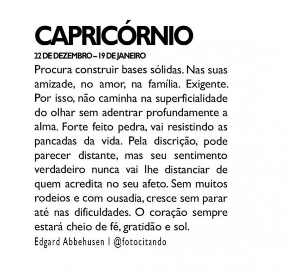 Moda CAPRICÓRNIO 