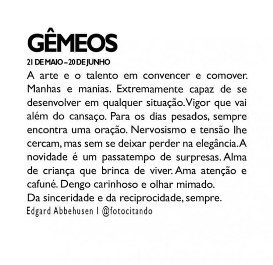 Moda GÉMEOS 