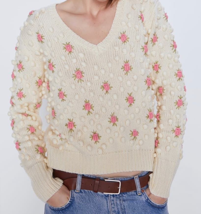 Producto Sweater borlas flores 