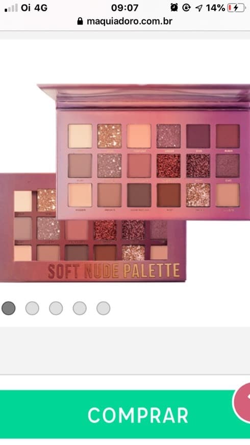 Producto Paleta de Sombras Ruby Rose Soft Nude Feels — Maquiadoro