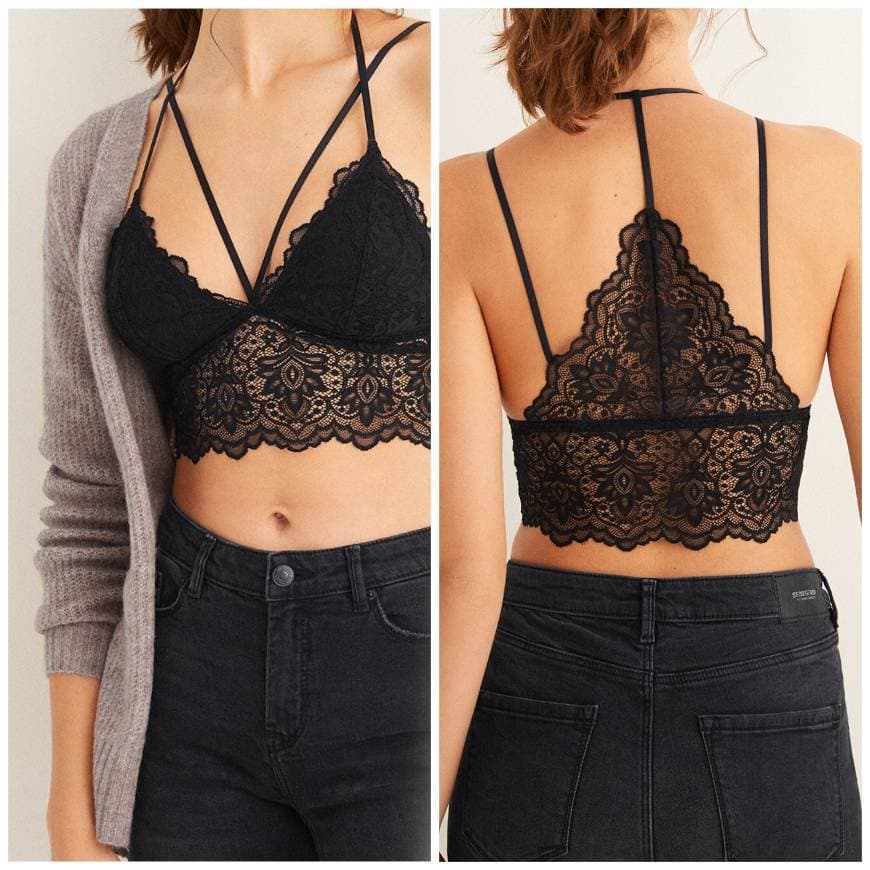 Product Bralette de Renda e Tiras