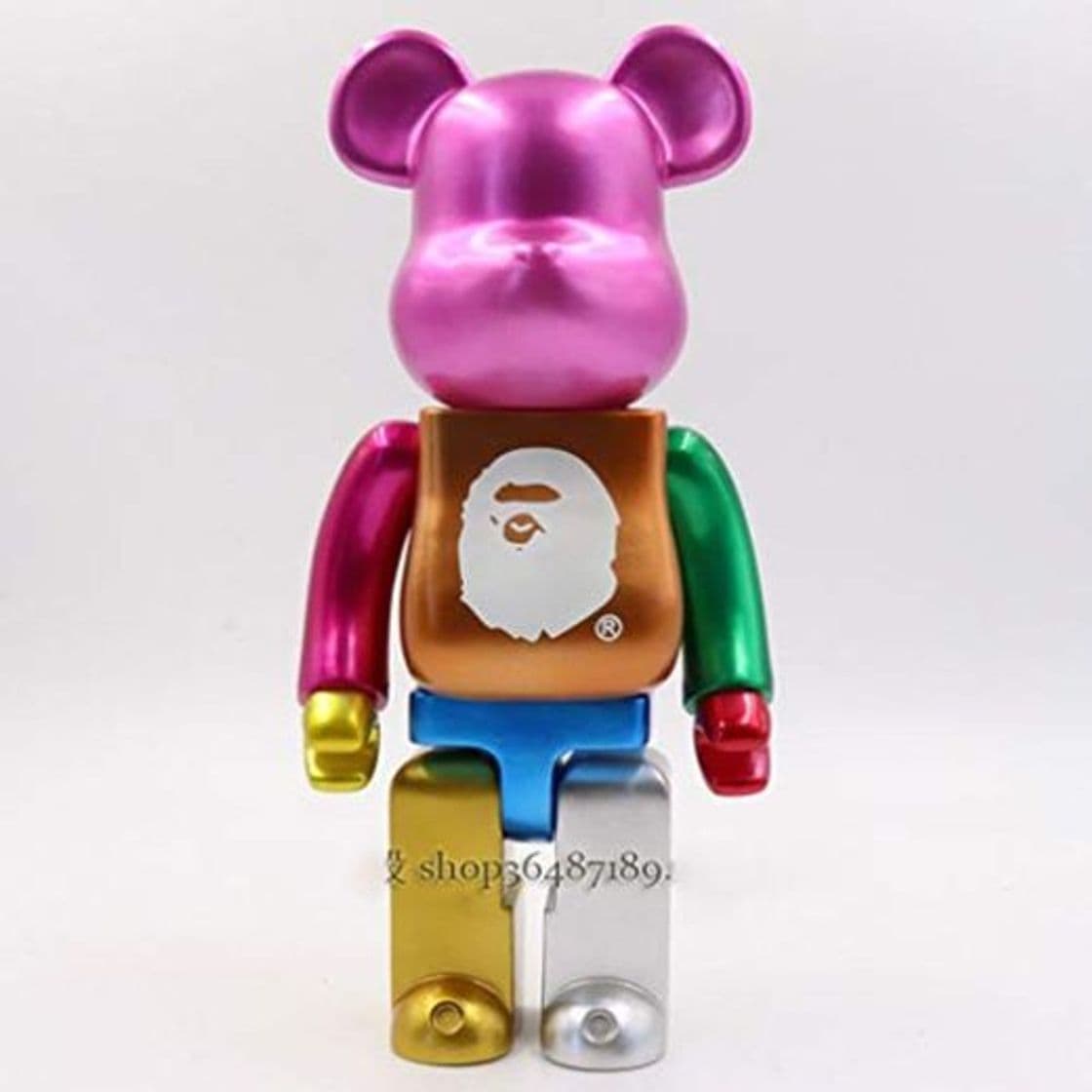 Producto Xqwo Bearbrick figura!Color del oso Chapado de superficie mate Modelo figura de