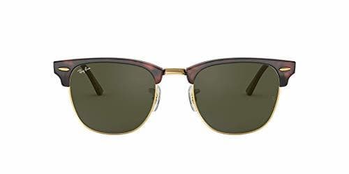 Fashion Ray-Ban Clubmaster - Gafas de sol para hombre, Marrón