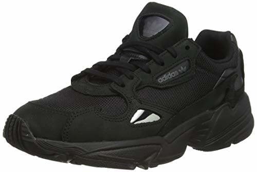 Moda Adidas Falcon W - Zapatillas de Deporte para Mujer, Negro