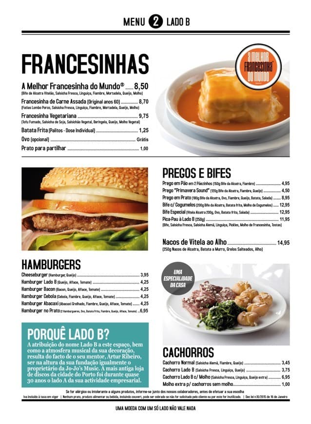 Restaurantes Lado B Café