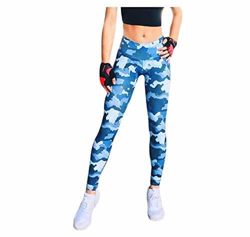 Fashion WUXEGHK Mujeres Cintura Alta Deportes Gimnasio Yoga Correr Leggings De Poliéster Pantalones