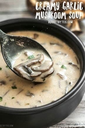 Fashion CREAMY GARLIC MUSHROOM SOUP