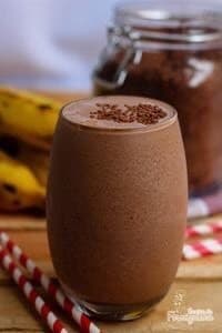 Fashion Smoothie de Banana e Chocolate