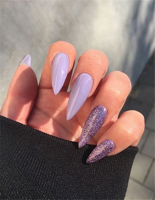 Fashion Purple Glitter