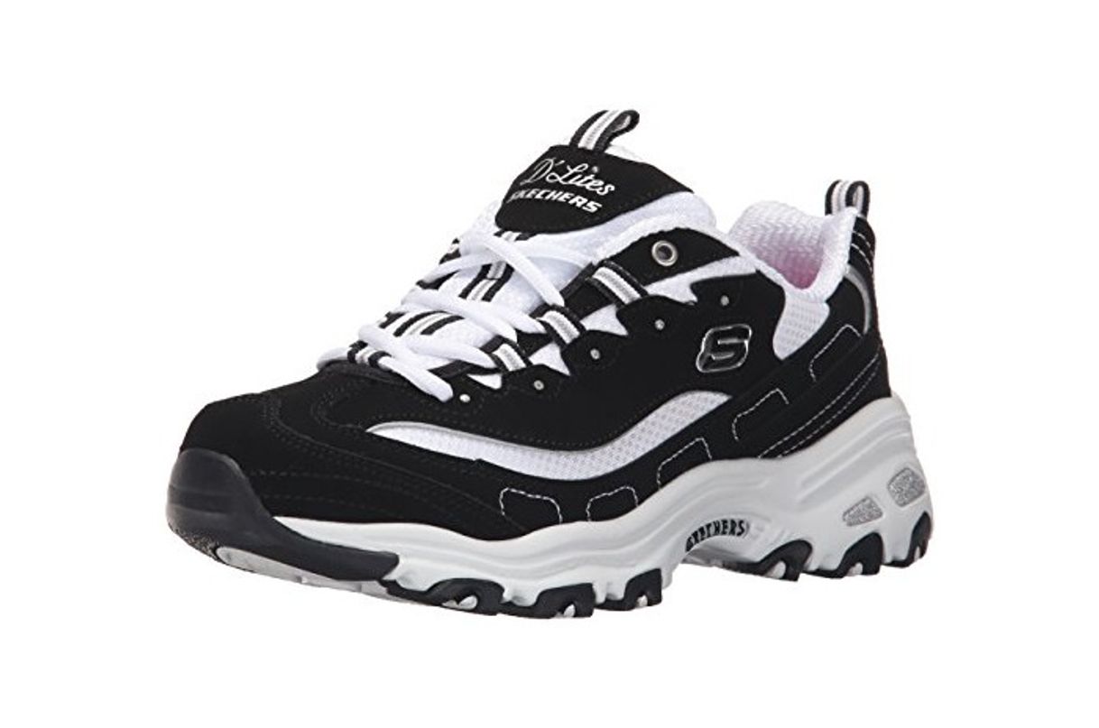 Moda Skechers 11930, Zapatillas para Mujer, Negro