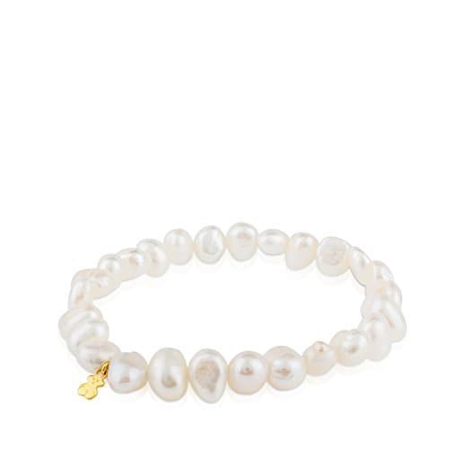 Fashion Pulsera TOUS Sweet Dolls en oro amarillo de 18kt y perlas barrocas