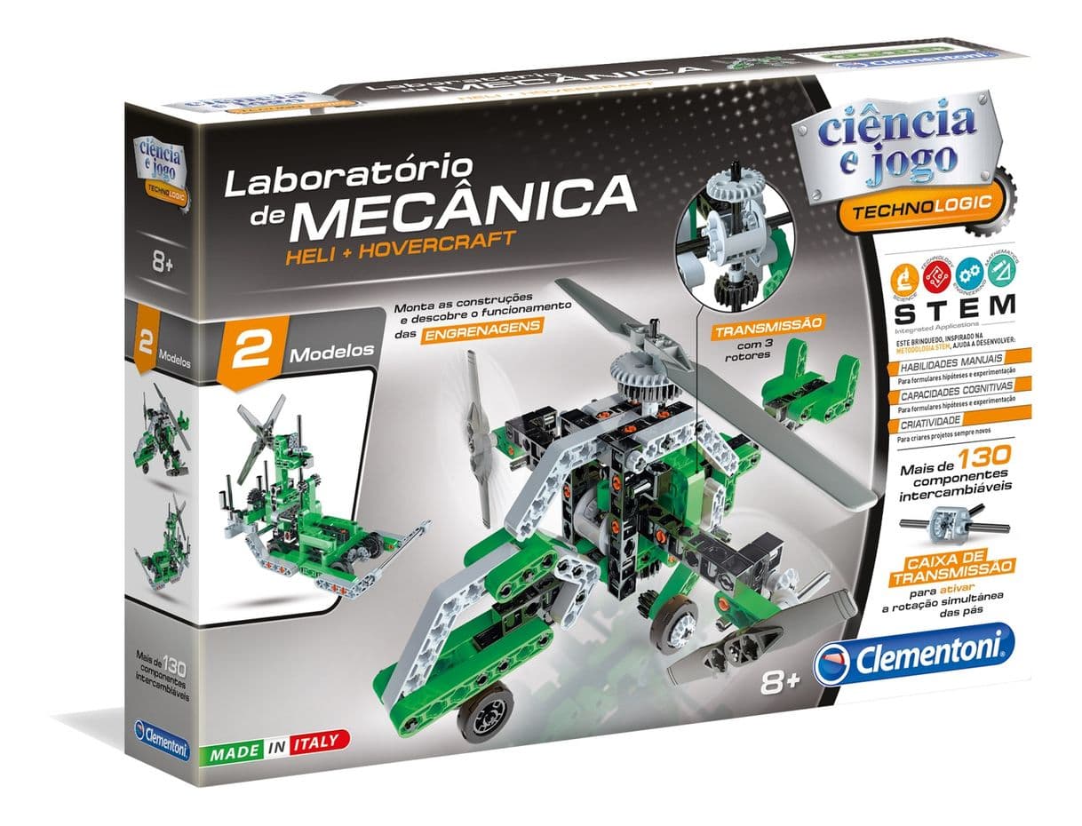 Producto Clementoni Laboratório de Mecânica Heli & Hovercraft 