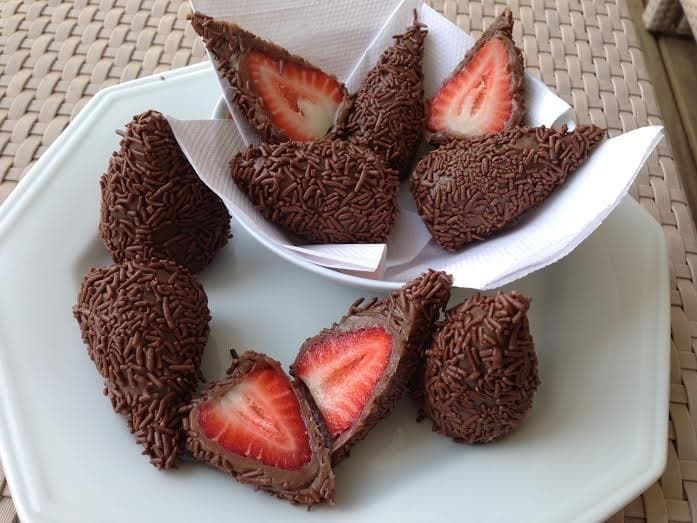 Fashion Brigadeiro com Morango