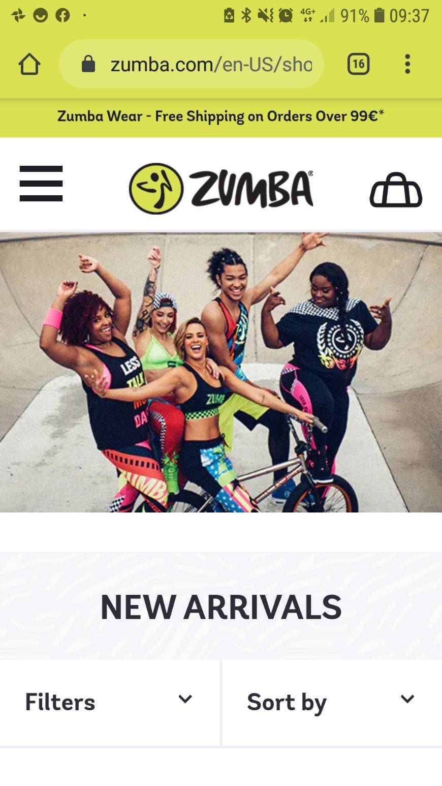 Product Nova coleção Zumba! Pedal to metal 😎