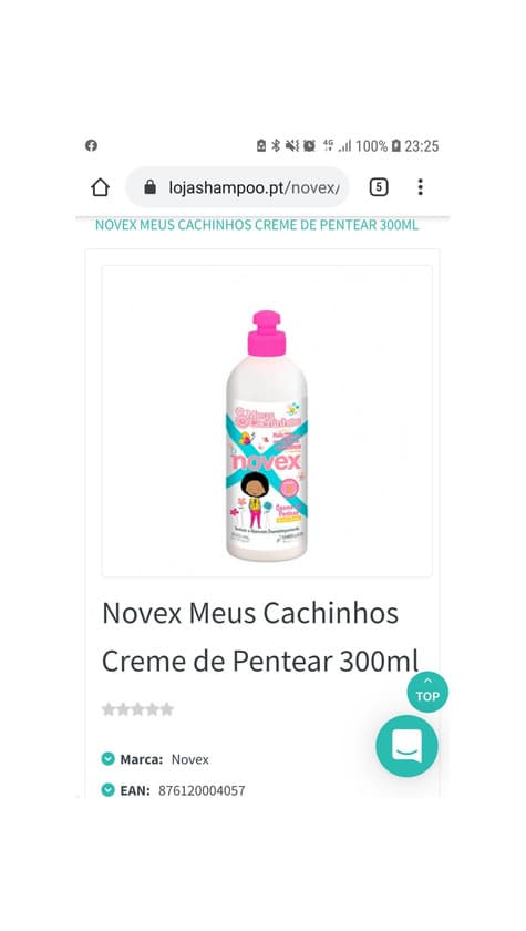 Product Os Meus Cachinhos - creme pentear Novex