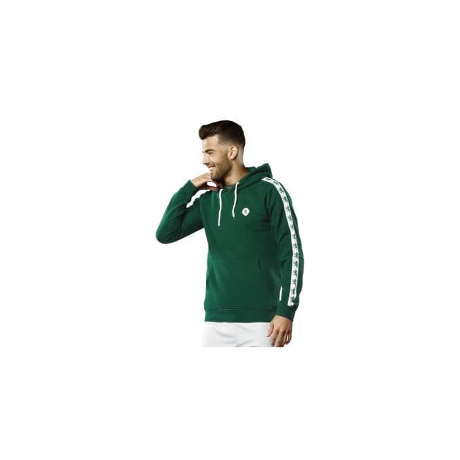 Producto Hoodie do Sporting Preta/Verde com faixa com Leão.