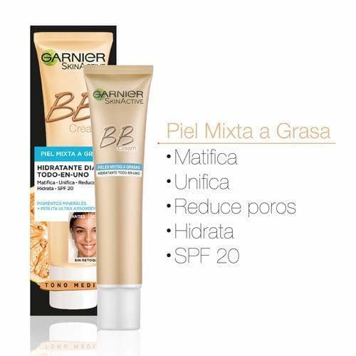 Belleza Garnier Skin Active BB Cream Matificante Crema Correctora y Anti Imperfecciones para