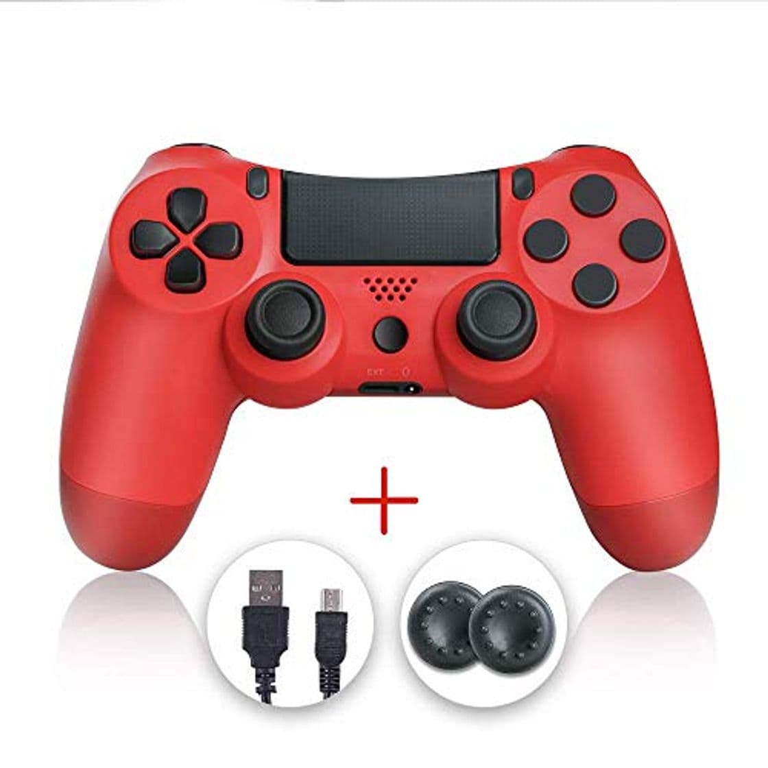 Electrónica shineled Mando PS4, PS4 Controller, Controlador PS4, Mando Inalámbrico Gamepad Compatible con