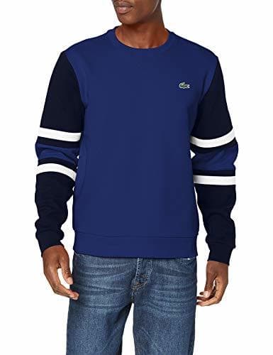 Fashion Lacoste Sport Sh8654 Sudadera, Azul