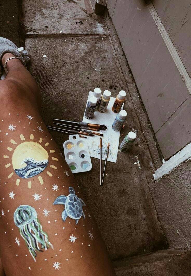 Moda arte no corpo humano 😍