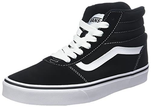 Moda Vans Ward Hi Hombre, Zapatillas Altas, Negro