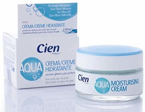 Belleza Crema Cien Aqua Hidratante con Glicerina y Pantenol