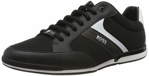 Moda BOSS Saturn_lowp_Meth, Zapatillas para Hombre, Negro