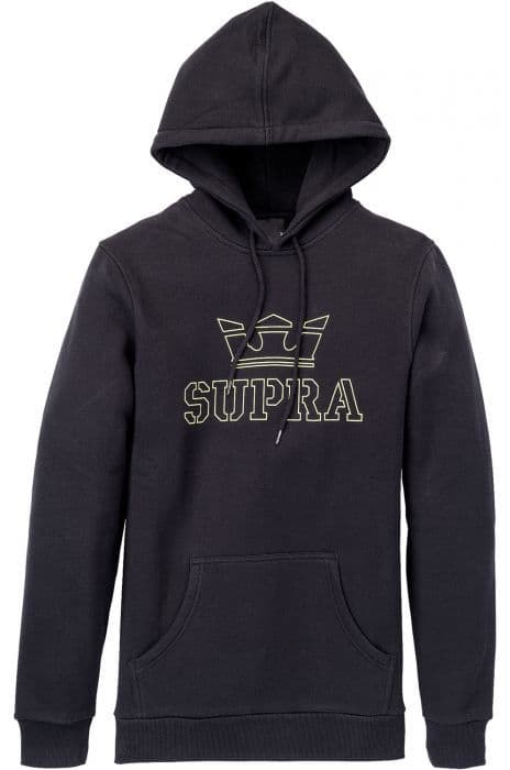 Moda SWEAT CAPUZ SUPRA ABOVE BLACK/HI VIS