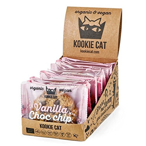 Product Kookie Cat – Vanilla & Choco Drops Cookie 12 x 50 g