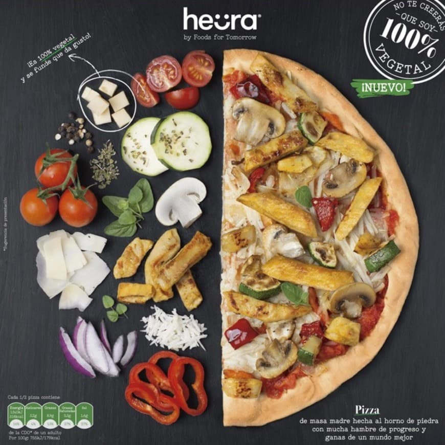 Producto PIZZA HEURA 100% VEGETAL